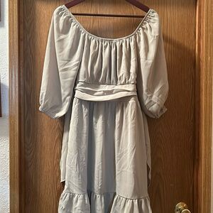 Light green maxi dress. Size small. Brand dokotoo